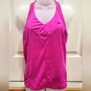 Nike Womens Dri-Fit Purple Pink‎  Workout Gym Sleeveless Top Tank Size Medium